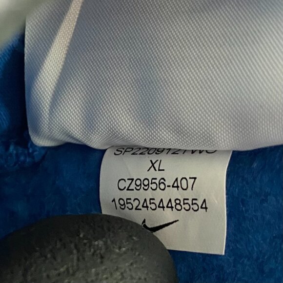 Nike Sportswear Club Sweat Shorts Men's XL Blue Fleece Cargo Gym CZ9956 407 - Picture 9 of 14